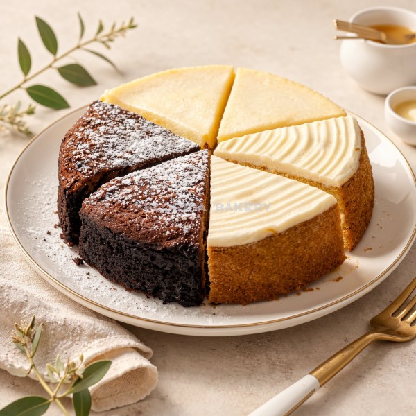 6" Assorted Sliced Cake