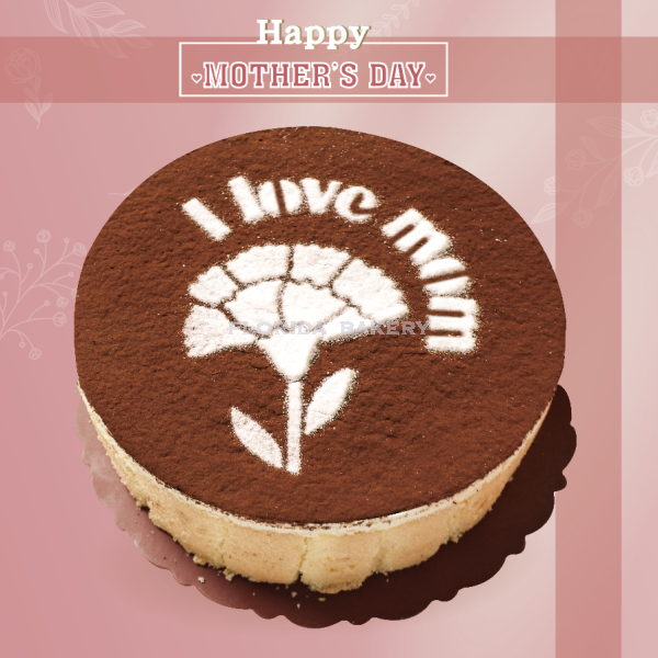 6" Mother's Day Tiramisu Cake