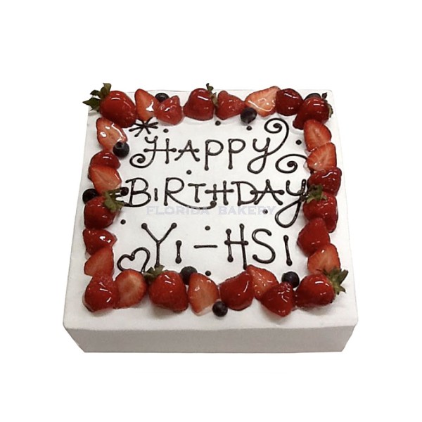 Square Cake-custom order E