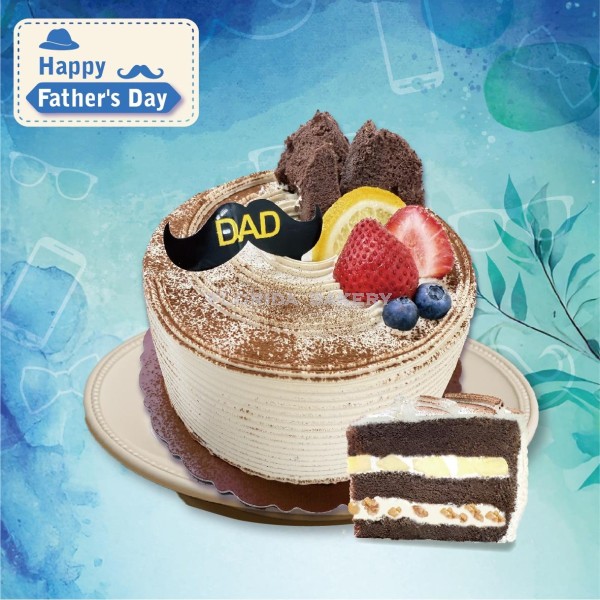 6"Coffee Walnut Chocolate Cake ＊Store Pickup Only＊