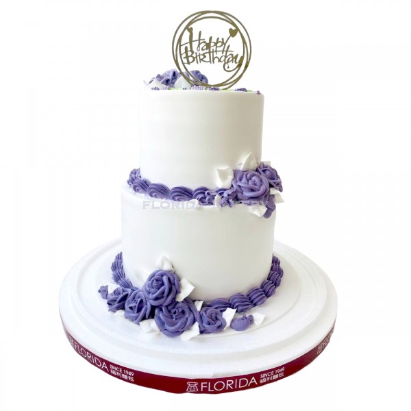 2 Tier Decorated Cake -European style A