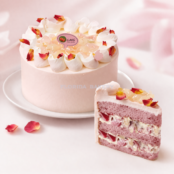6" Lychee Rose Cake ＊Store Pickup Only＊